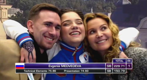 メドベージェワ、現コーチとの師弟関係を解消へ　羽生結弦と同じオーサーに師事か？